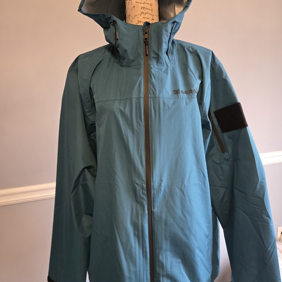 Baerskin Other - BaerSkin Teal Hooded Rain Jacket Size L